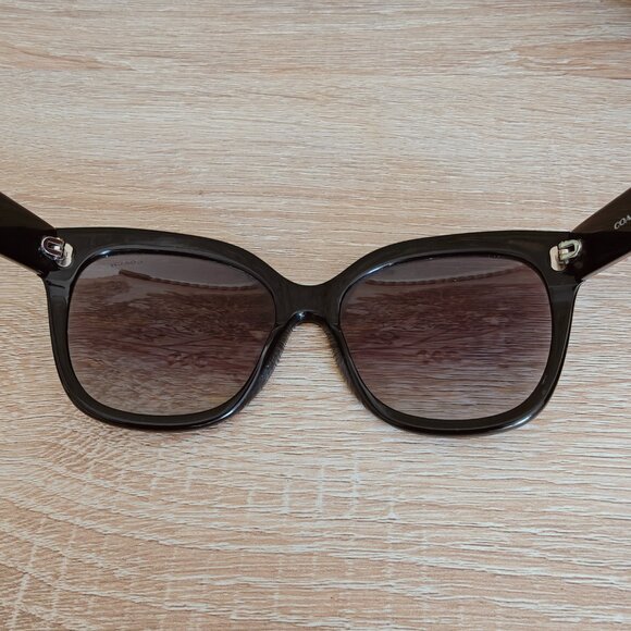 Coach Sunglasses HC8264 L1083 Blue Glitter Signature Logo Sunglasses 56-17-140mm main image 5